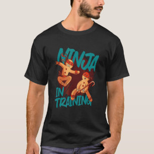Ninja in der Ausbildung Ninjas Japanisch Taekwondo T-Shirt