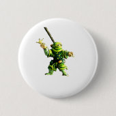 Ninja in Green Button (Vorderseite)