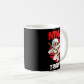 Ninja In Training Costume Party Warrior Boys Girls Kaffeetasse (VorderseiteRechts)