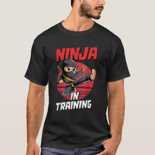Ninja-in-Training-Kostüm-Party-Krieger-Jungen-Mädc T-Shirt