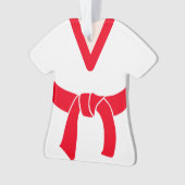 Ninja in Training Martial Arts Belt Personalisiert Ornament (Vorderseite)