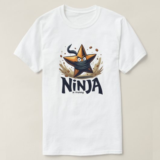 Ninja in Training Star T-Shirt (Design vorne)