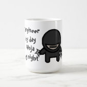 Ninja Ingenieur-Tasse Kaffeetasse (Mittel)