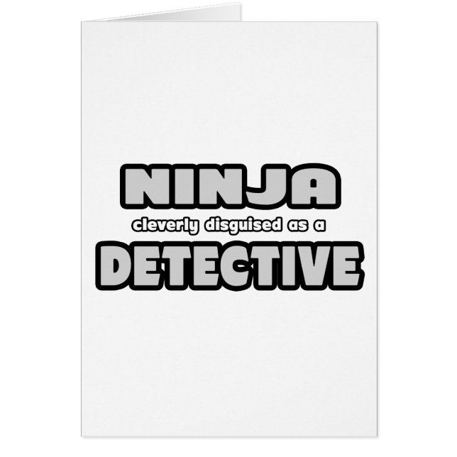 Ninja ist clever als Detektiv getarnt (Vorne)