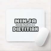 Ninja ist clever getarnt als Diätin Mousepad (Mit Mouse)