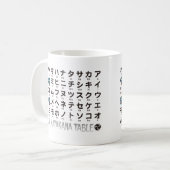 Ninja Jungen-japanische Hiragana- u. Kaffeetasse (Vorderseite Links)