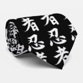 Ninja Kalligraphie-Krawatte Krawatte (Gerollt)