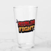 NINJA KAMPF GLAS (Vorderseite)