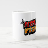 NINJA-KAMPF Jumbo-Tasse (Vorderseite)