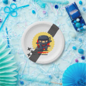Ninja Karate Birthday Party Paper Plate Pappteller (Party)
