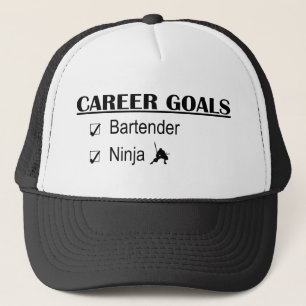 Ninja Karriere-Ziele - Barkeeper Truckerkappe