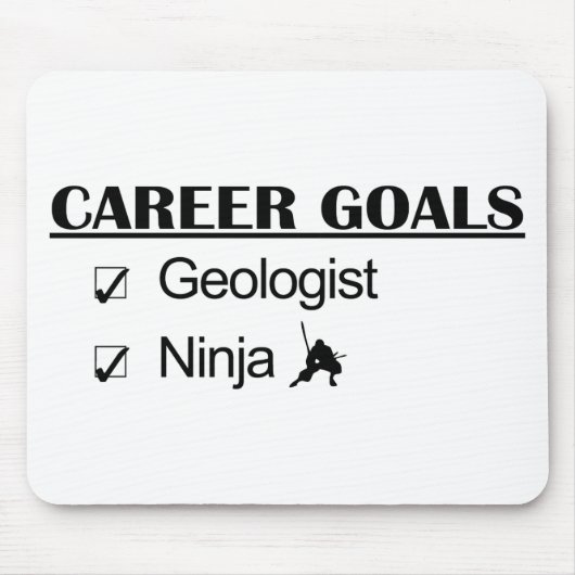 Ninja Karriere-Ziele - Geologe Mousepad (Vorne)
