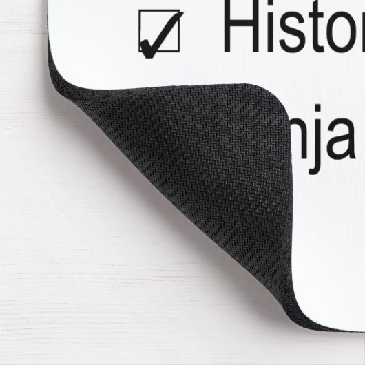 Ninja Karriere-Ziele - Geschichtslehrer Mousepad (Ecke)