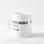 Ninja Karriere-Ziele - Versicherungsmathematiker Kaffeetasse (Vorderseite Links)