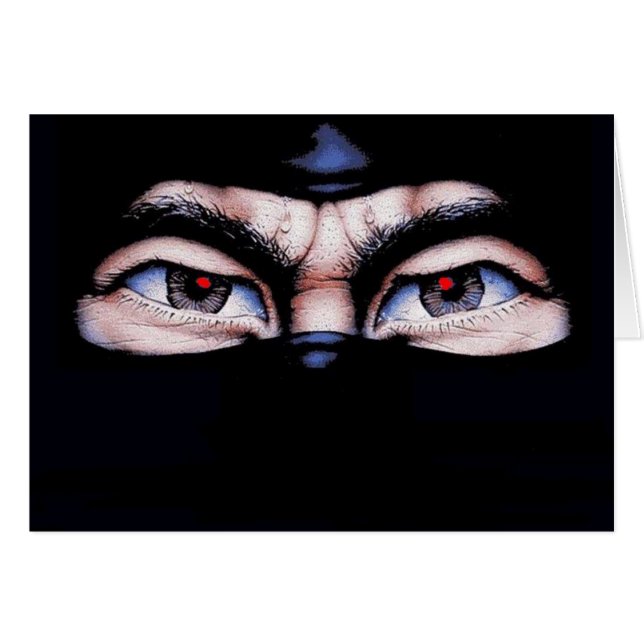 Ninja Karte (Vorderseite (Horizontal))