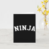 Ninja Karte (Gelbe Blume)