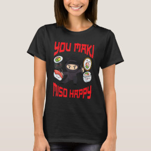 Ninja Katana Japan Ninjutsu Samurai Shaolin Shurik T-Shirt