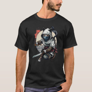 Ninja-Kätzchen Katze Für Kinder Jungen Mädchen Die T-Shirt
