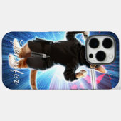 Ninja Katze im Weltraum. Case-Mate iPhone Hülle (Rückseite (Horizontal))