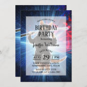 Ninja Katze im Weltraum. Einladung (Vorne/Hinten)