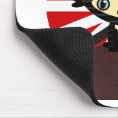 ninja Katze kawaii Mousepad (Ecke)