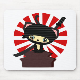 ninja Katze kawaii Mousepad