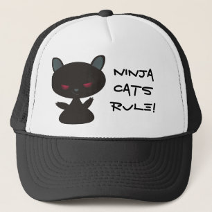 Ninja Katzen-Regel! Truckerkappe