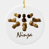 Ninja Keramikornament (Hinten)
