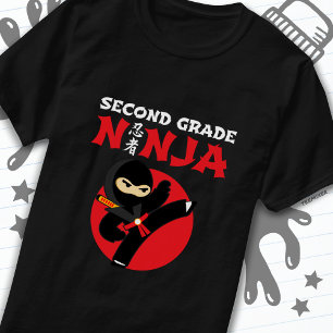 Ninja-Kick-Erster Tag in die Schule T-Shirt