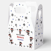 Ninja-Kindergeburtstag Geschenkschachtel (Geöffnet)