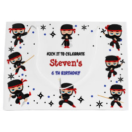 Ninja-Kindergeburtstag Große Geschenktüte