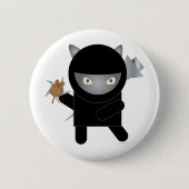 Ninja kitty Button (Vorderseite)