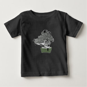 Ninja Kitty Cats Bonsai Tree Japanischer Buddhist  Baby T-shirt