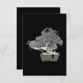 Ninja Kitty Cats Bonsai Tree Japanischer Buddhist Dankeskarte (Vorne/Hinten)