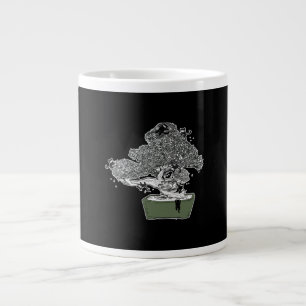 Ninja Kitty Cats Bonsai Tree Japanischer Buddhist  Jumbo-Tasse
