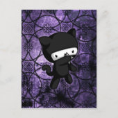 Ninja Kitty Postkarte (Vorderseite)