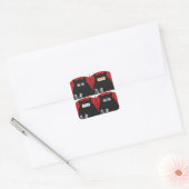 Ninja Kitty Square Stickers (Umschlag)