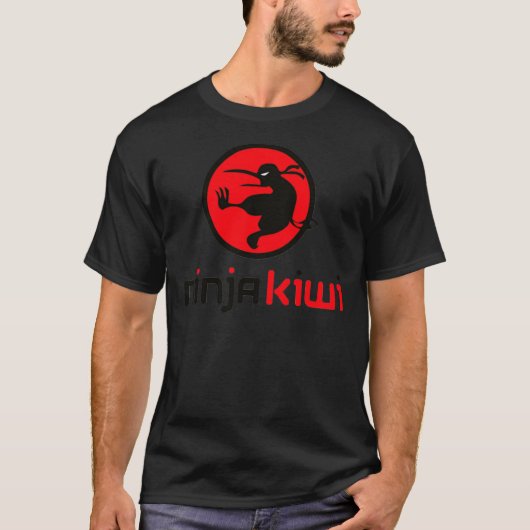 Ninja kiwi Logo Klassischer T - Shirt (Vorderseite)