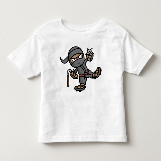 Ninja Kleinkind T-shirt (Vorderseite)