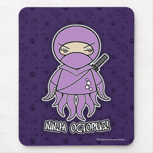 Ninja Krake! Mousepad (Vorne)