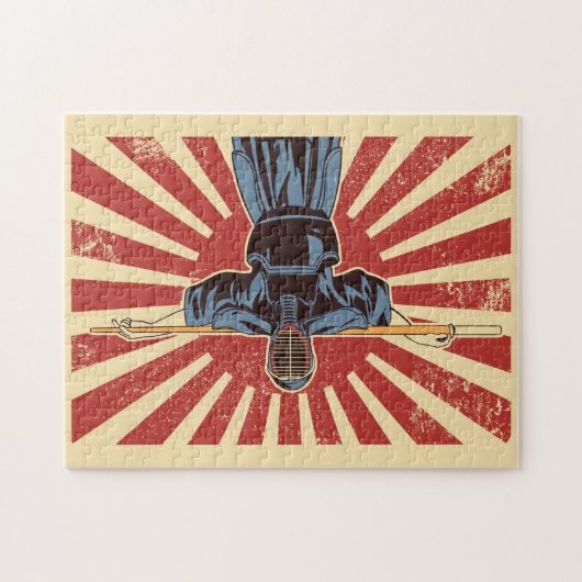 Ninja-Krieger Puzzle (Horizontal)