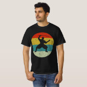 Ninja Krieger Retro Vintag T-Shirt (Vorne ganz)