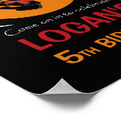 Ninja Krieger willkommen Party-Zeichen Ninja Poste Poster (Ecke)