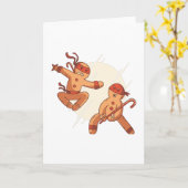 Ninja-Lebkuchen Karte (Gelbe Blume)