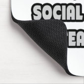 Ninja. Lehrer für Sozialstudien Mousepad (Ecke)