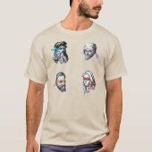 Ninja Leonardo Donatello Raphael Michelagelo T-Shirt (Vorderseite)