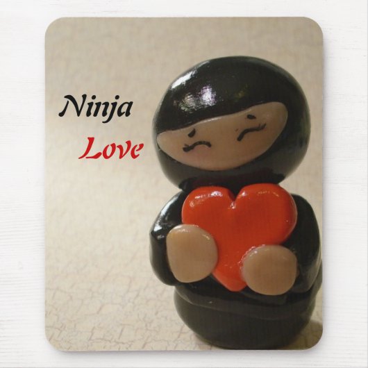 Ninja Liebe Mousepad (Vorne)
