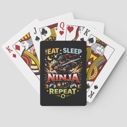 Ninja Life Loop Spielkarten (Rückseite)