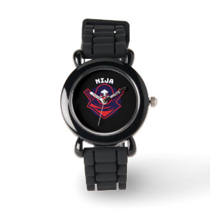 Ninja-Logo – Fettem Krieger-Emblem Armbanduhr