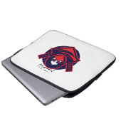 Ninja-Logo – Fettem Krieger-Emblem Laptopschutzhülle (Vorne Knopf)